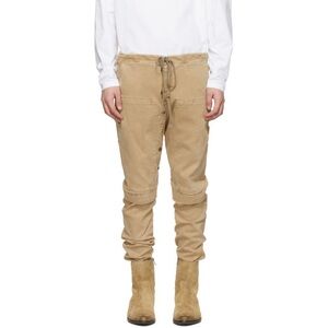Greg Lauren Stretch work pants beige cargo size 3